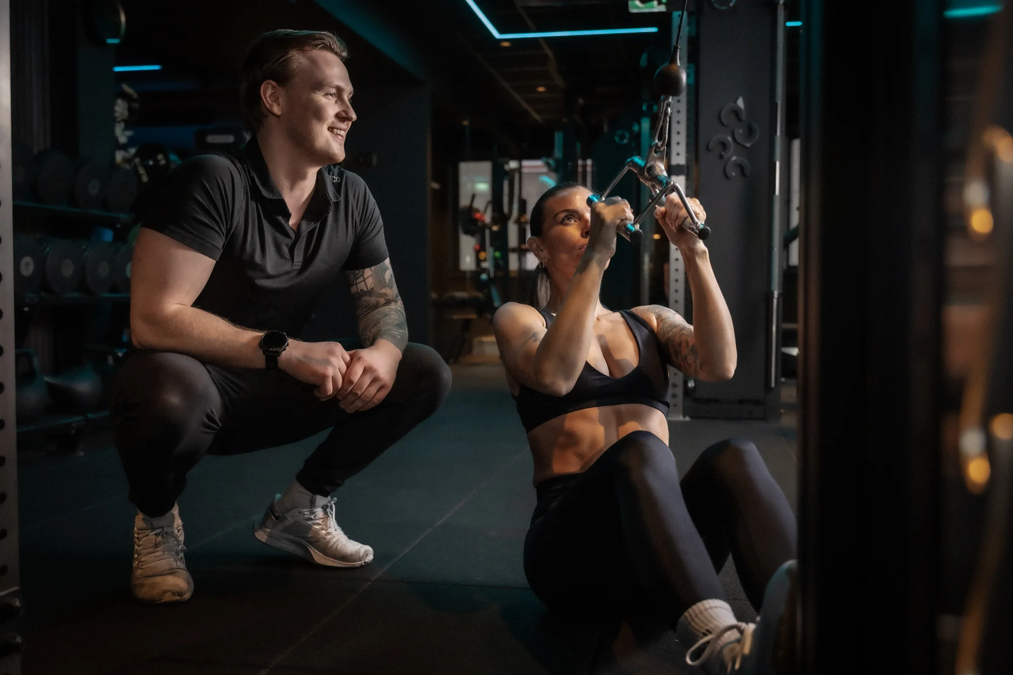 Personlig trening med Technogym-utstyr