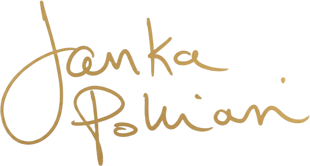 Janka Polliani — håndsignatur